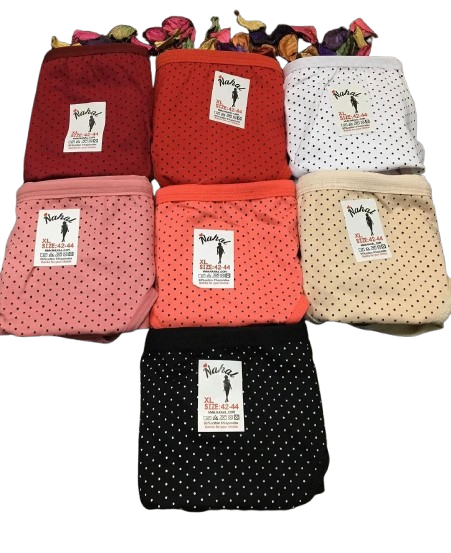 شورت نخی زنانه خالدار برند تی شین(نهال سابق) - تصویر 1